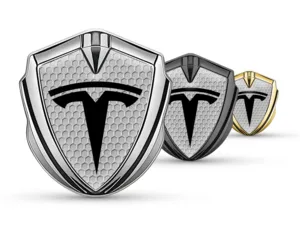 Tesla Emblem Car Badge Limited Edition Premium Look